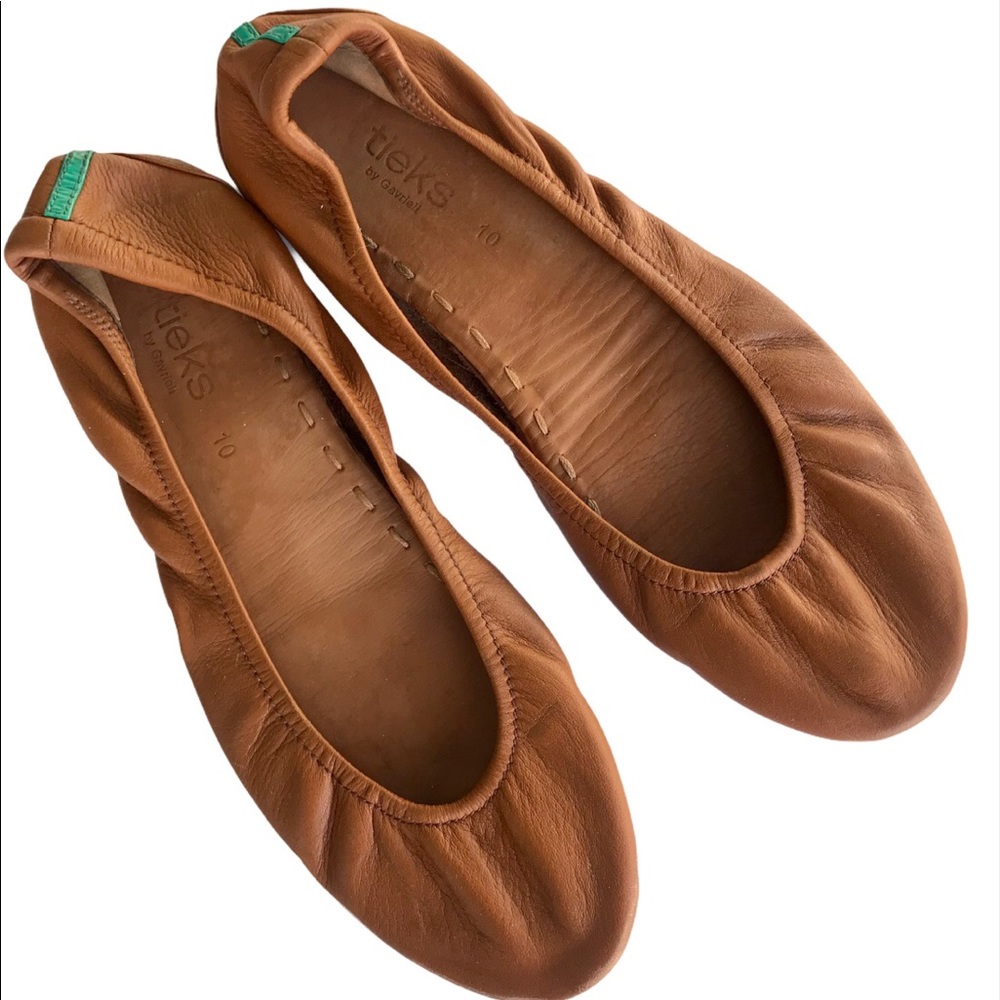 Tieks in Chesnut Brown Leather